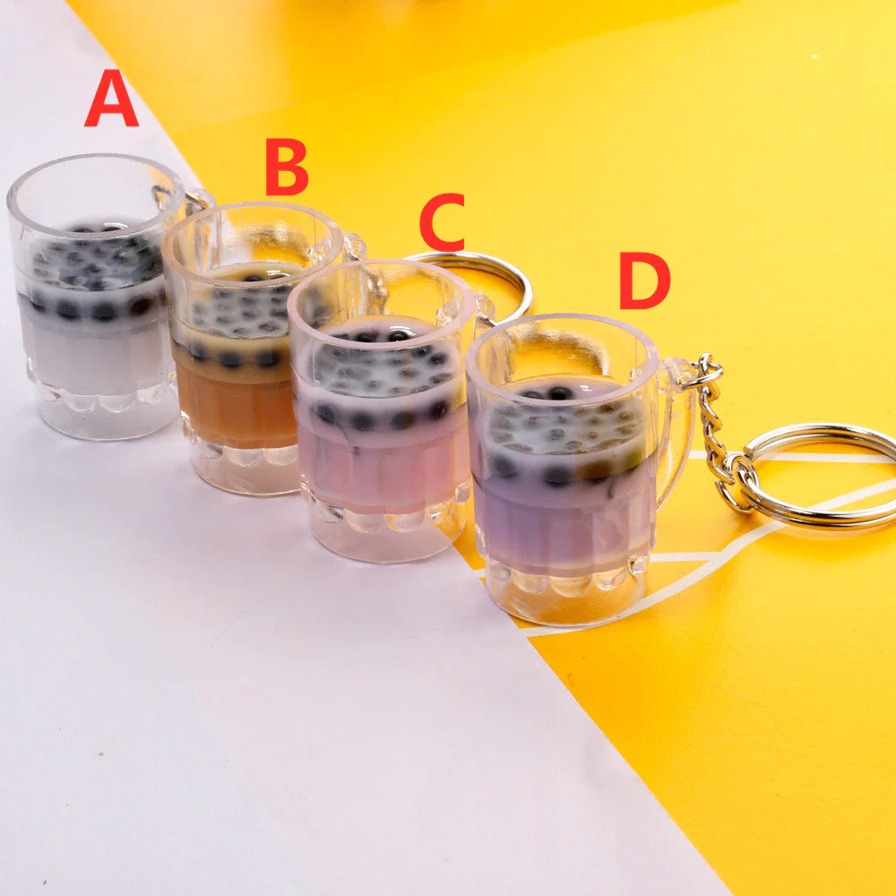 Cute Bubble Tea Key Chain