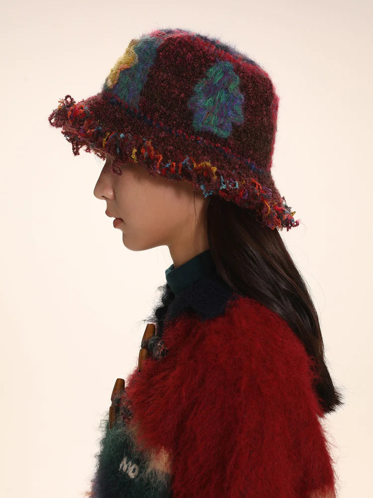 Wool Jacquard Fisherman Hat