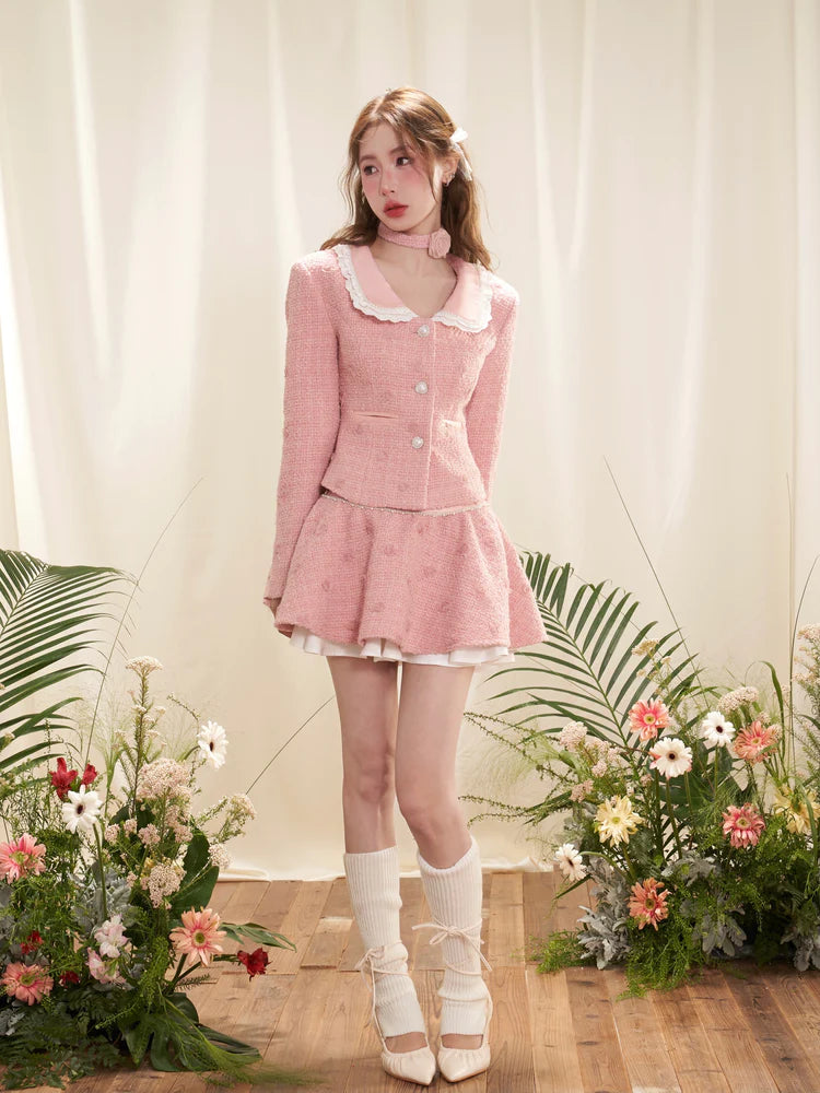 Fragrant Wind Waist Jacket & Petit Skirt