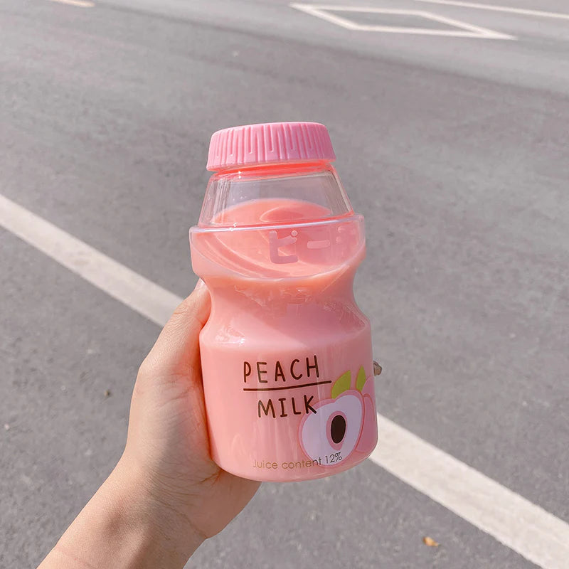 Strawberry Milk Bottle Water Bottle