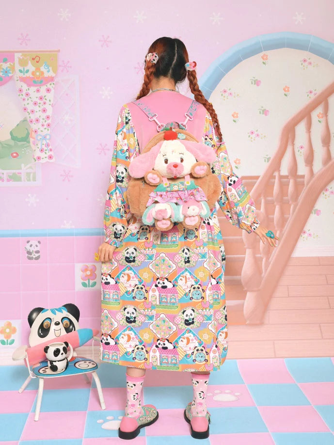 Plush Dog Cute Doll Backpack- Outfits Aesthetic