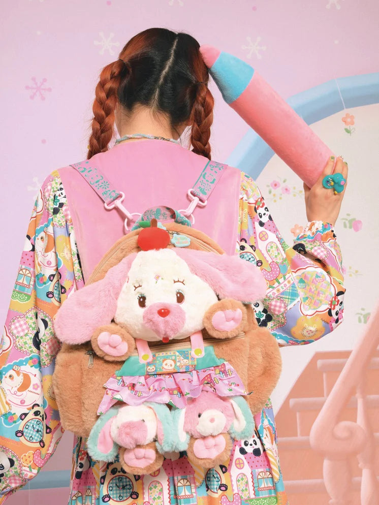 Plush Dog Cute Doll Backpack- Outfits Aesthetic