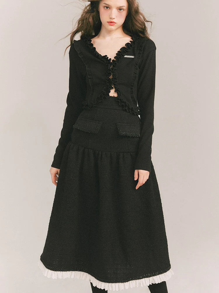 Wool Small Fragrant Jacket & Skirt