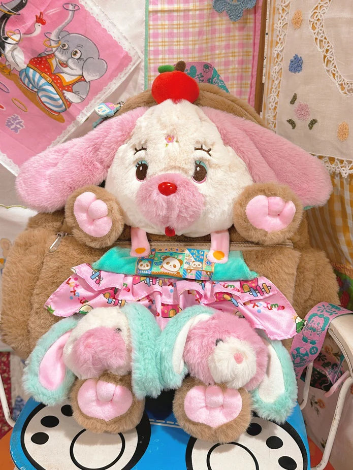 Plush Dog Cute Doll Backpack- Outfits Aesthetic