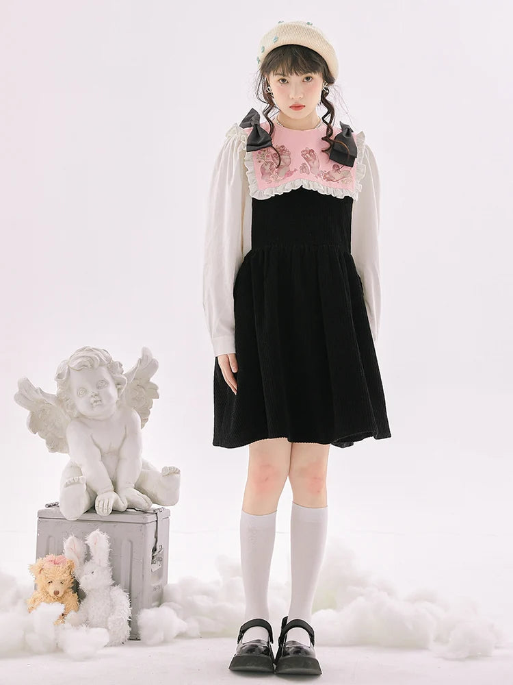 Eerie Frill Lace Girly Blouse