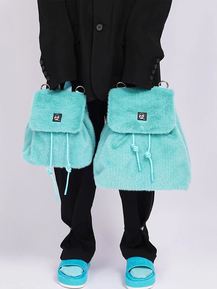 Macarons Fur Backpack