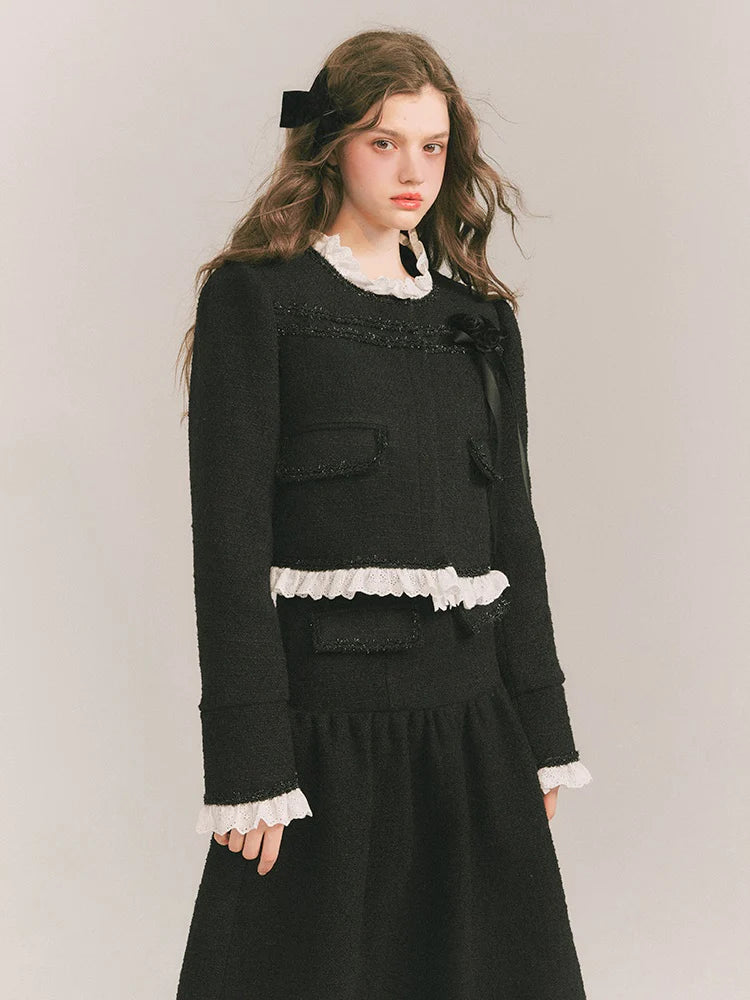 Wool Small Fragrant Jacket & Skirt