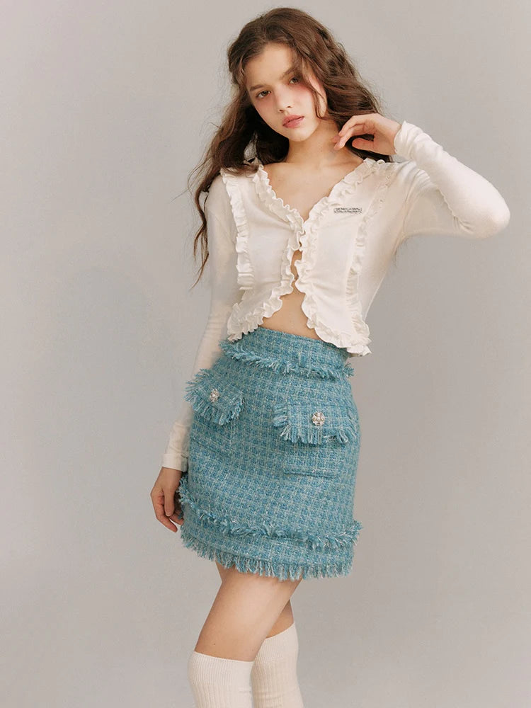 Wool Small Fragrance Jacket & Skirt