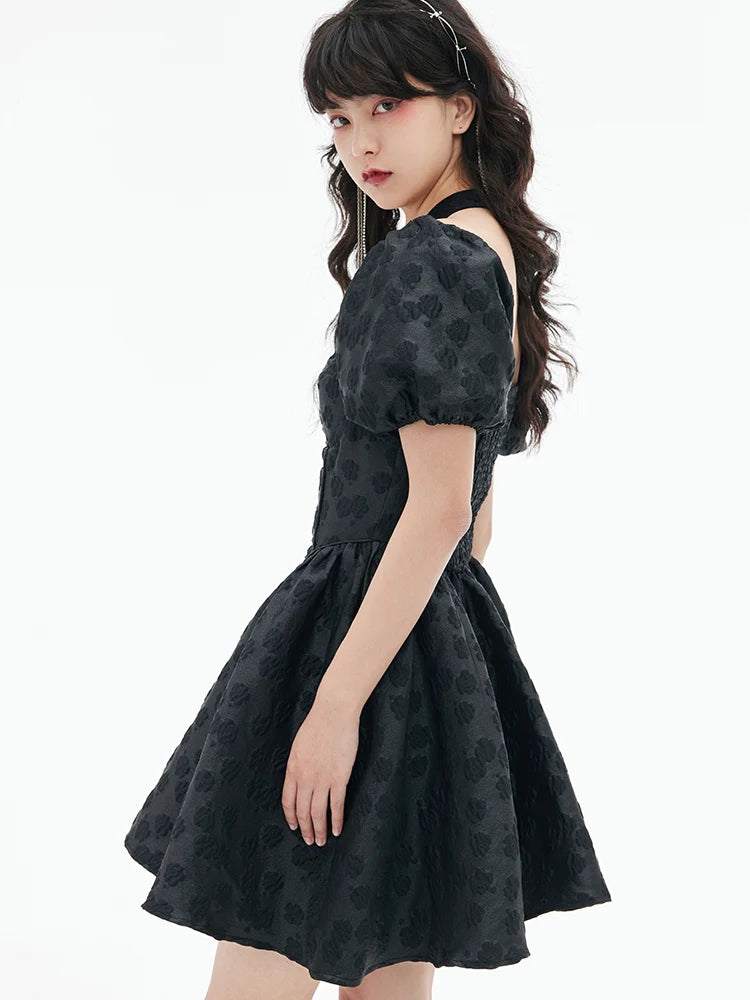 Removable Cheongsam Collar Square Neck Princess Dress Dress- Dream Outfits