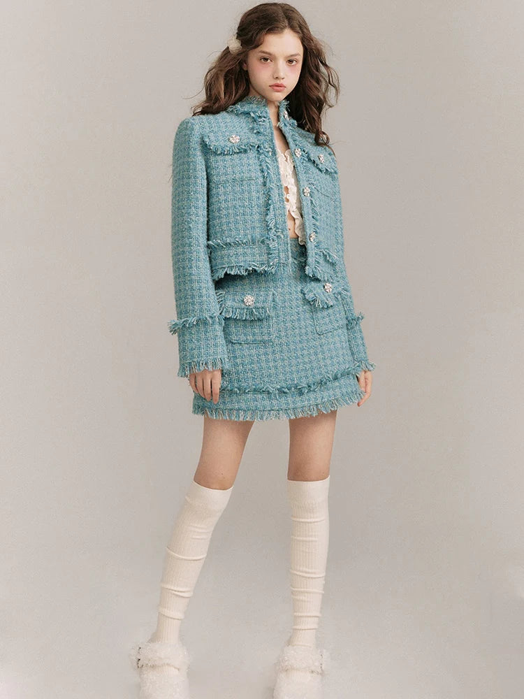 Wool Small Fragrance Jacket & Skirt