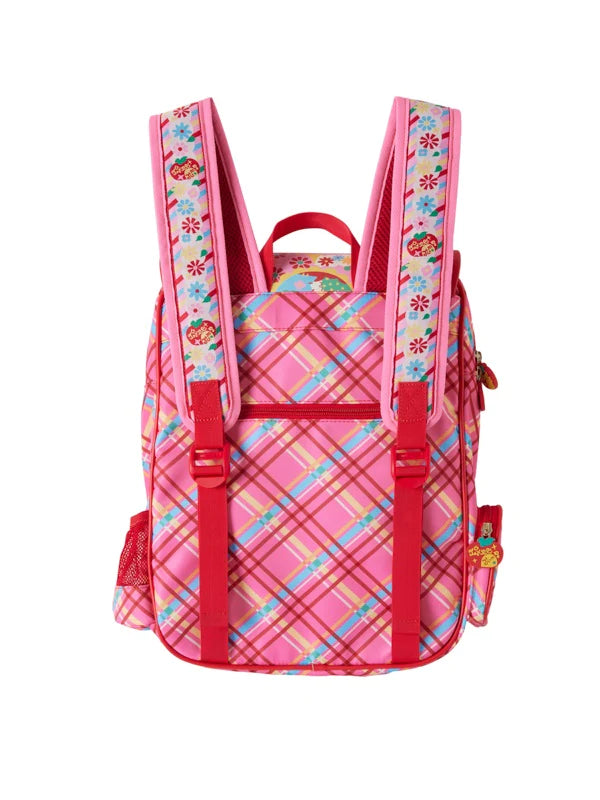 Plaid Pu NYLON BACKPACK- Simple Outfits