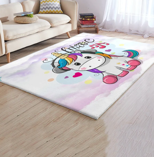 Magical Steps:  Enchanting Colorful Unicorn Mat Collection