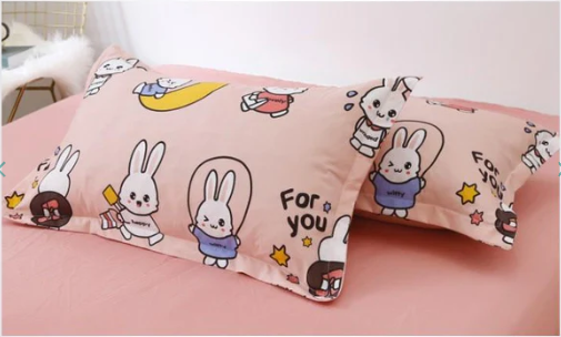 Adorable Bunny Print Bedding Set