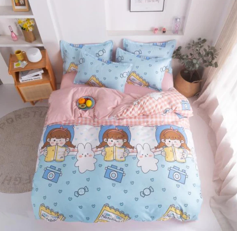 Notebook Girl Bedding Set