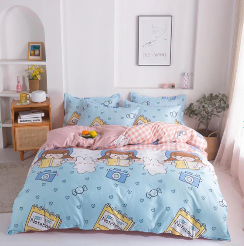 Notebook Girl Bedding Set