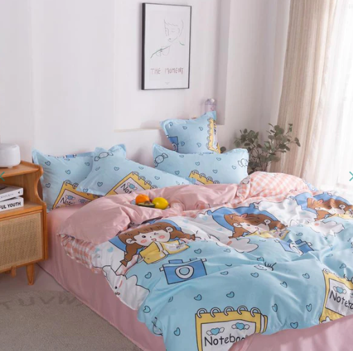 Notebook Girl Bedding Set