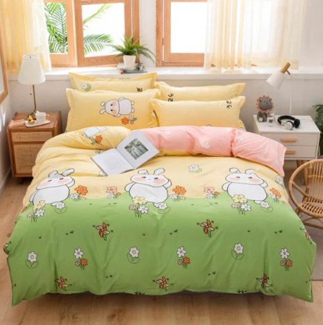 Plumpy Cute Rabbit Bedding Set