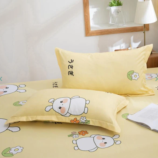 Plumpy Cute Rabbit Bedding Set