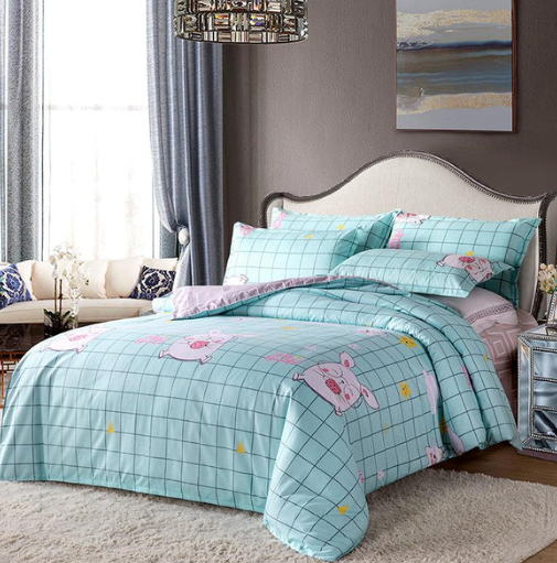 Hello Beautiful Piggie Bedding Set