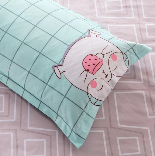 Hello Beautiful Piggie Bedding Set