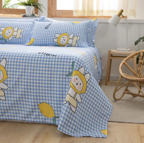 Lemon Hat Girl Bedding Set