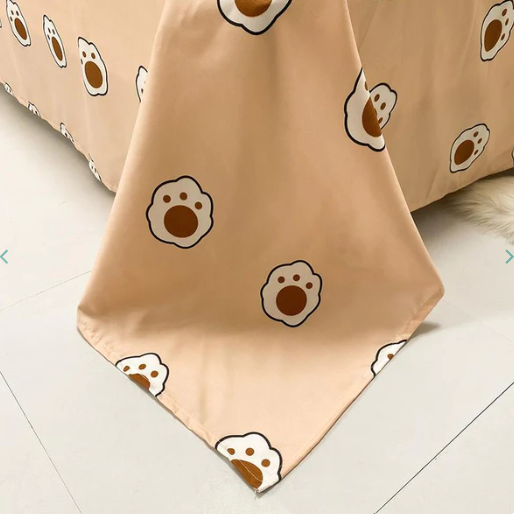 Millions of Panda Paw Prints Bedding Set