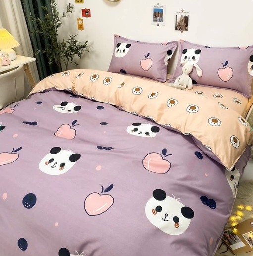 Millions of Panda Paw Prints Bedding Set