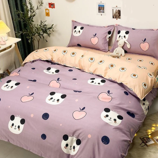 Millions of Panda Paw Prints Bedding Set