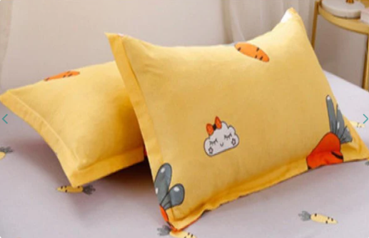 Happy Everyday Cute Bunny and Sweet Carrot Bedding Set