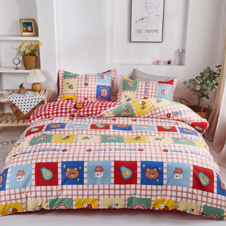 Cute Colorful Rainbow Bedding Set