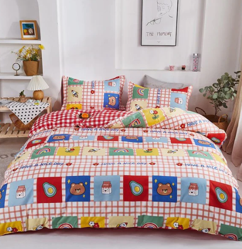 Cute Colorful Rainbow Bedding Set