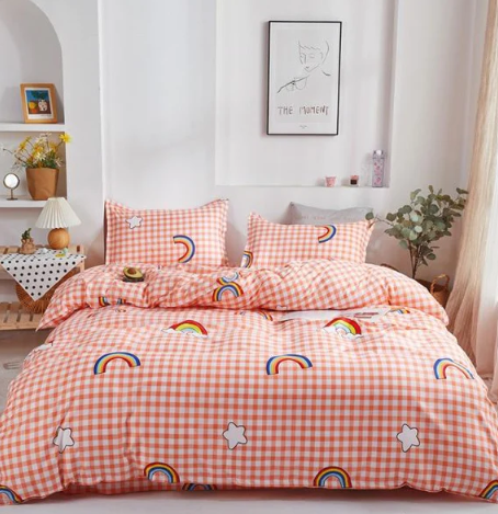 Cute Colorful Rainbow Bedding Set