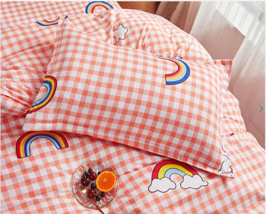 Cute Colorful Rainbow Bedding Set