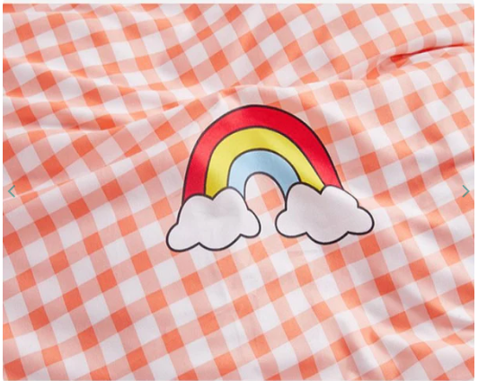 Cute Colorful Rainbow Bedding Set