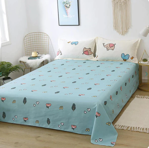 Kawaii Cartoon Characters Bedding Set