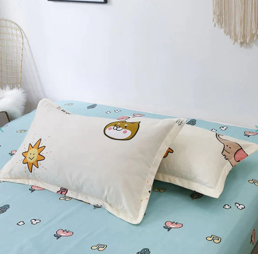 Kawaii Cartoon Characters Bedding Set