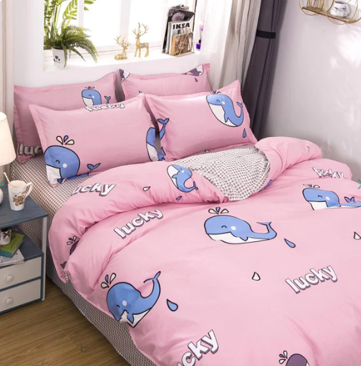 Kawaiies Lucky Whale Bedding Set