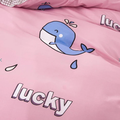 Kawaiies Lucky Whale Bedding Set