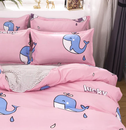 Kawaiies Lucky Whale Bedding Set