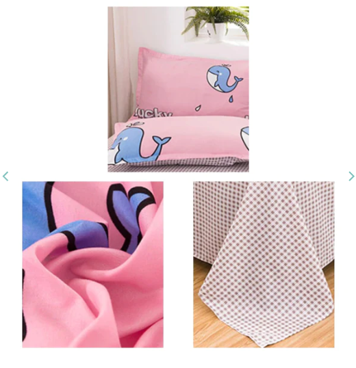 Kawaiies Lucky Whale Bedding Set