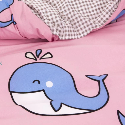 Kawaiies Lucky Whale Bedding Set