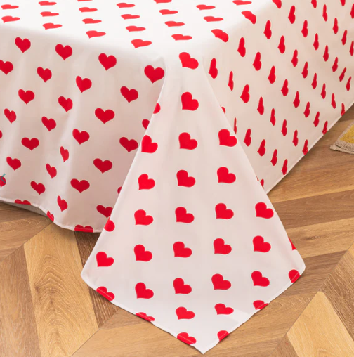 Cute Strawberry Animal Heart Bedding Set