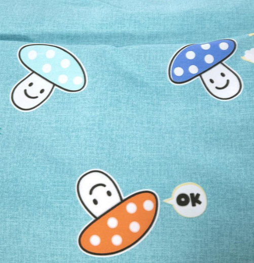 Kawaiies Cute Mushrooms Bedding Set