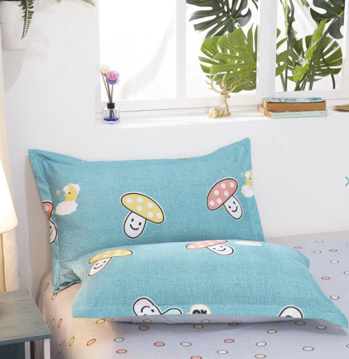 Kawaiies Cute Mushrooms Bedding Set