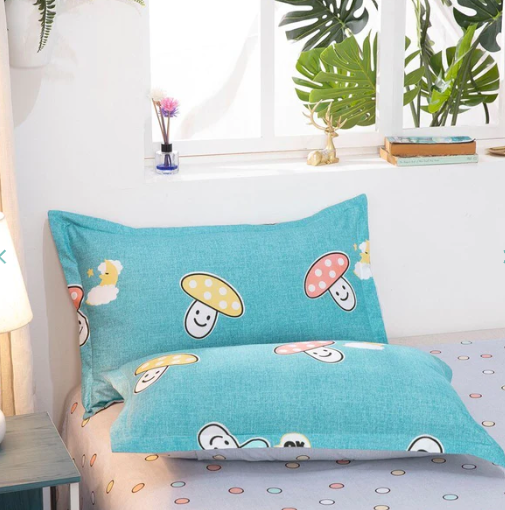 Kawaiies Cute Mushrooms Bedding Set