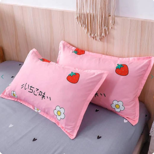 Japanese Strawberry Flavour Bedding Set