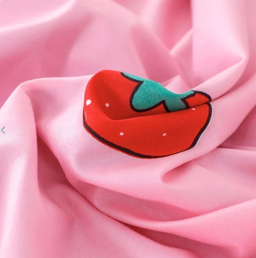 Japanese Strawberry Flavour Bedding Set