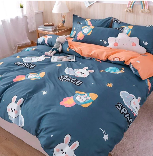 Bunny Space Adventures Bedding Set