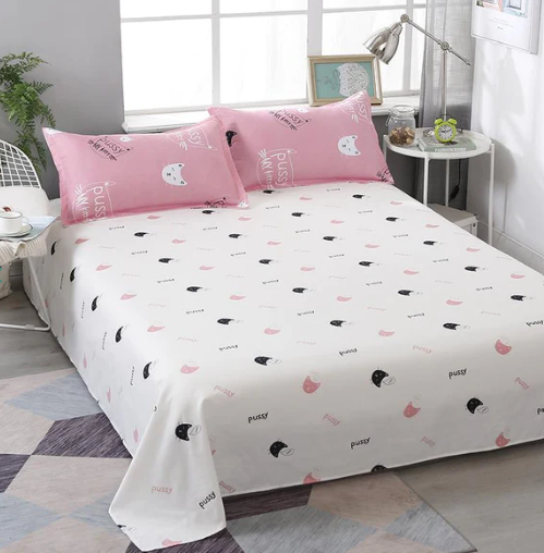 Cute Cat Print Bedding Set