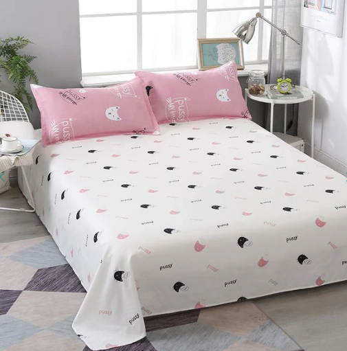 Cute Cat Print Bedding Set